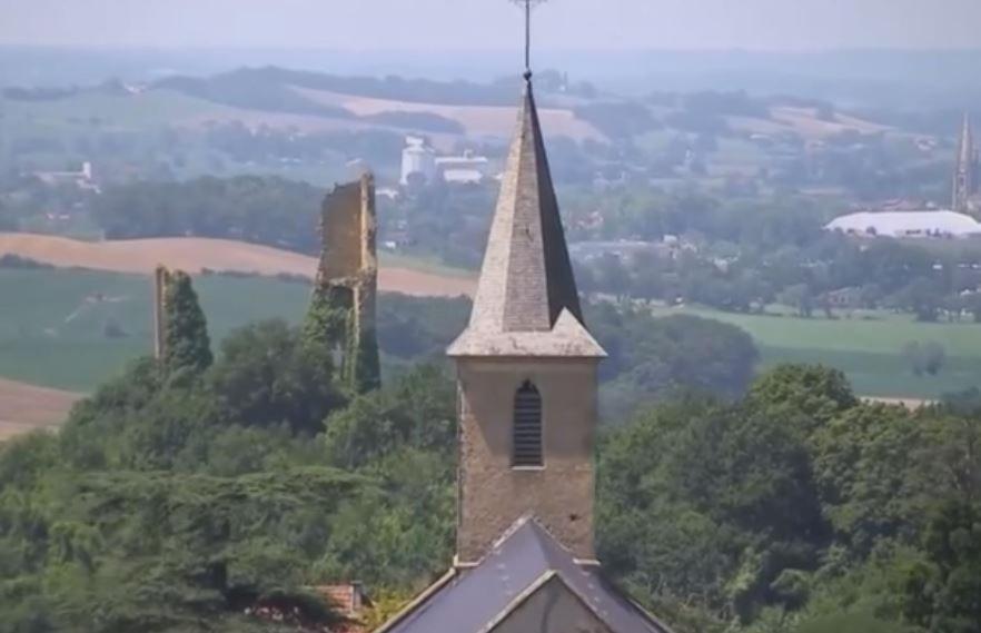 Chambre d'hôtes insolite dans un pigeonnier à 5 minutes de Marciac Gers Monlezun Exterior foto